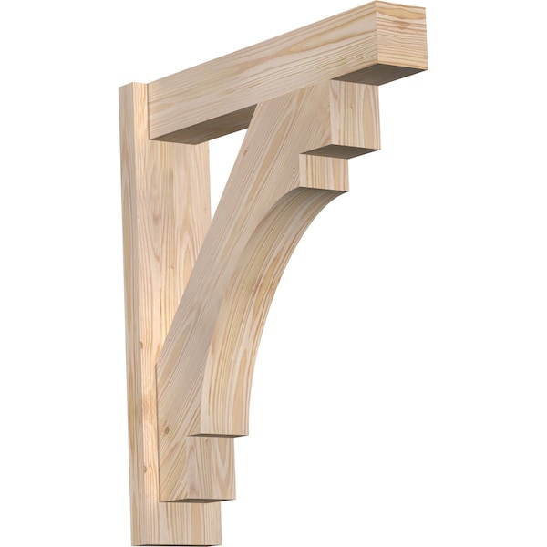 Ekena Millwork Merced Block Smooth Outlooker, Douglas Fir, 5 1/2"W x 24"D x 28"H OUT06X24X28MRC05SDF - main